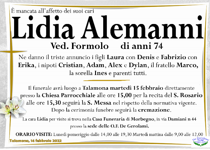 Alemanni Lidia: Immagine Elenchi