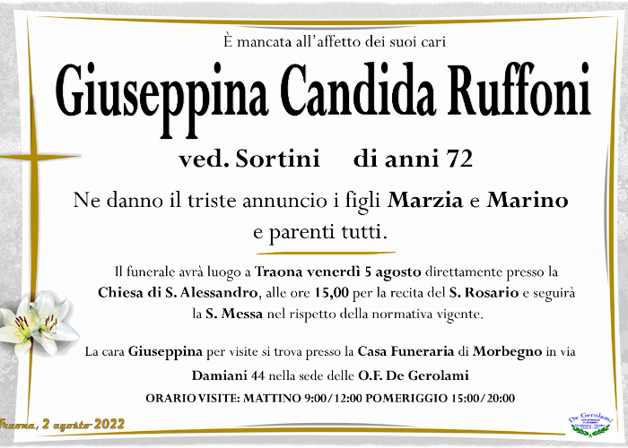 Ruffoni Giuseppina: Immagine Elenchi