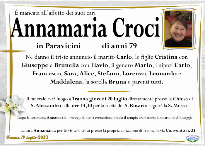 Croci Annamaria: Immagine Elenchi