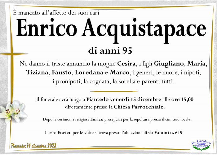 Acquistapace Enrico.: Immagine Elenchi