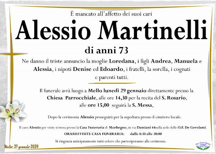Alessio Martinelli: Immagine Elenchi