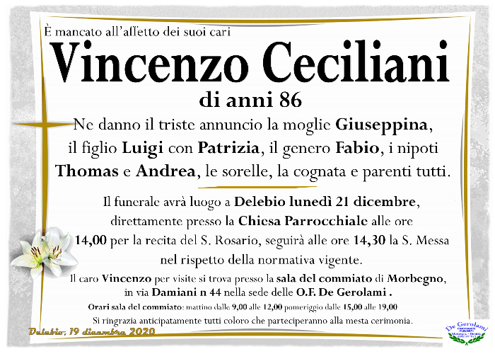 Ceciliani Vincenzo: Immagine Elenchi