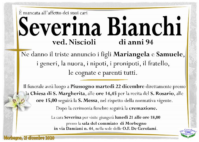Bianchi Severina: Immagine Elenchi