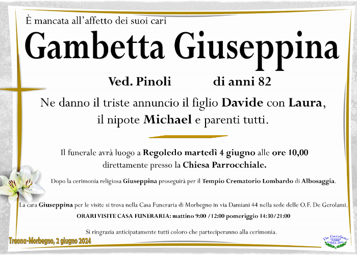 Gambetta Giuseppina: Immagine Elenchi