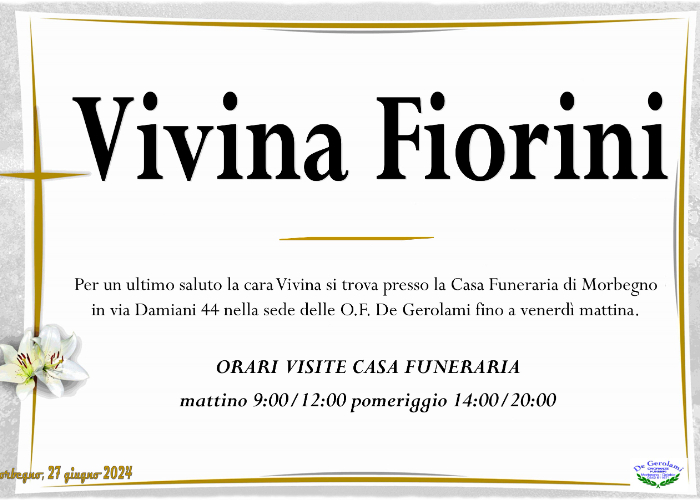 Vivina Fiorini: Immagine Elenchi