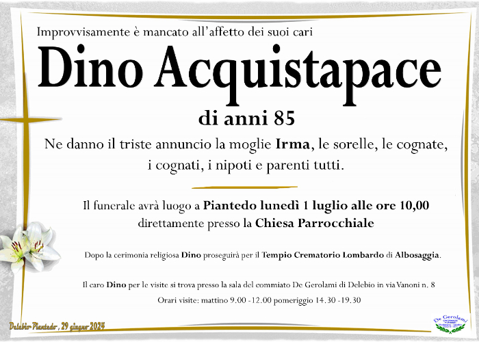 Dino Acquistapace: Immagine Elenchi