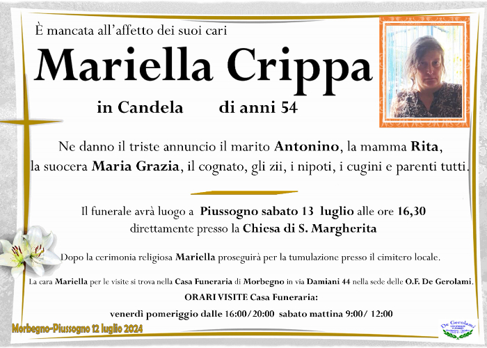 Mariella Crippa: Immagine Elenchi