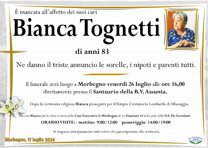 Tognetti Bianca: Immagine Elenchi