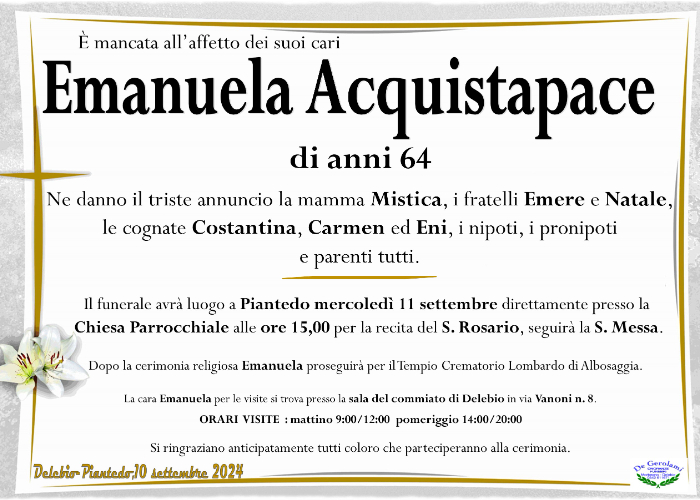 Acquistapace Emanuela: Immagine Elenchi