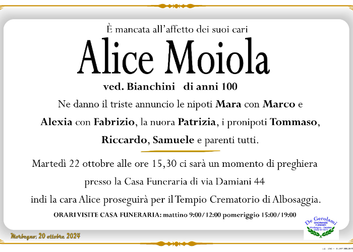 Moiola Alice: Immagine Elenchi