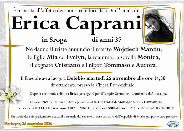 Erica Caprani: Immagine Elenchi