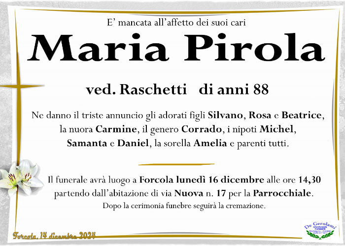 Pirola Maria: Immagine Elenchi