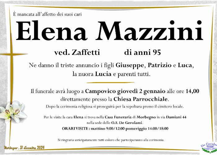 Elena Mazzini: Immagine Elenchi