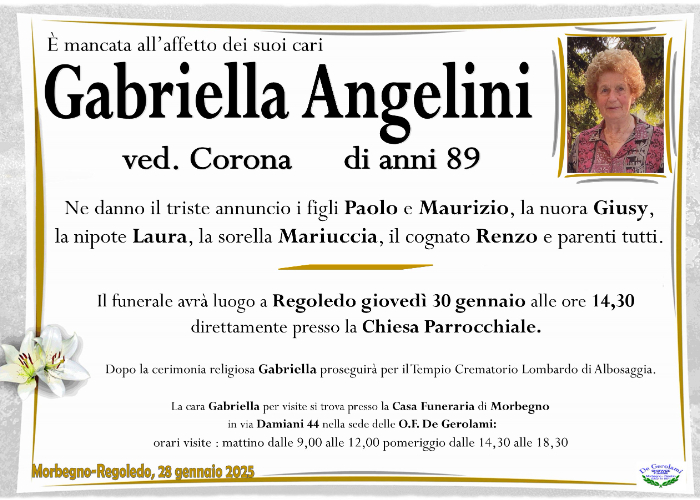 Gabriella Angelini: Immagine Elenchi