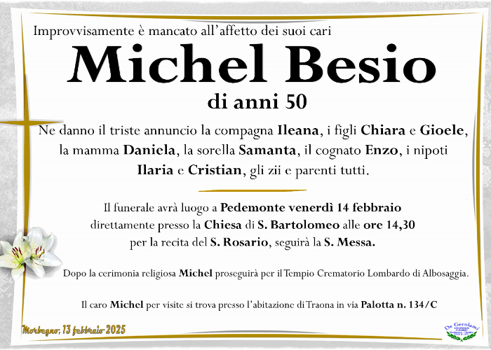 Michel Besio: Immagine Elenchi