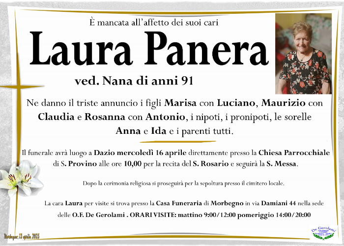 Panera Laura: Immagine Elenchi