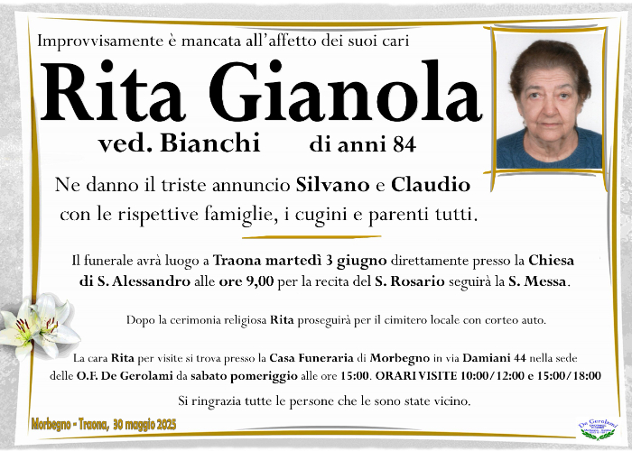 Gianola Rita: Immagine Elenchi