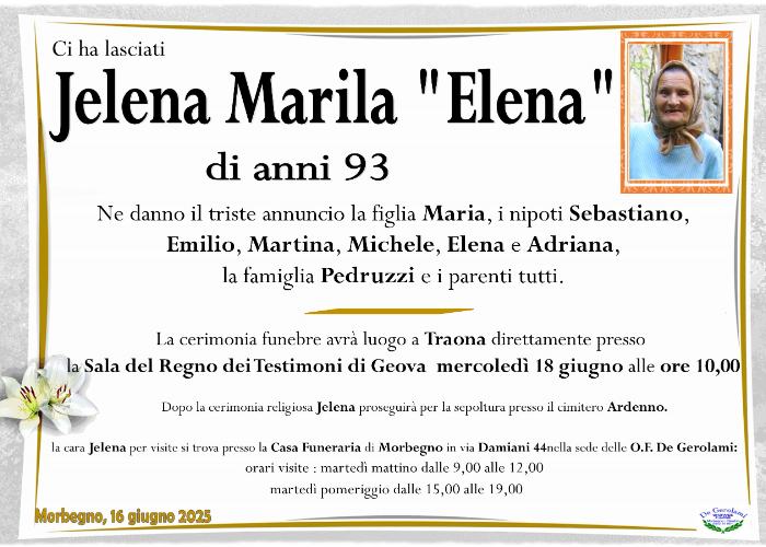 Marila Jelena: Immagine Elenchi