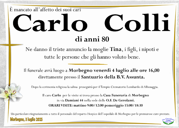 Colli Carlo: Immagine Elenchi