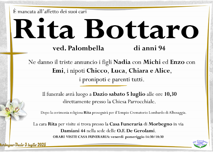Rita Bottaro: Immagine Elenchi