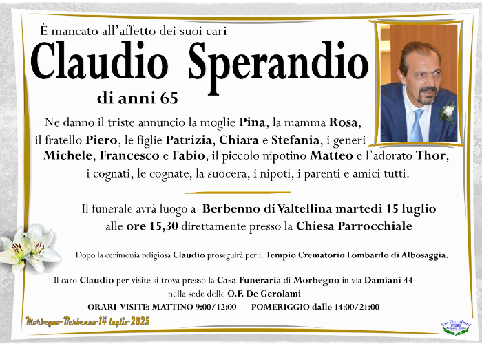 Claudio Sperandio: Immagine Elenchi