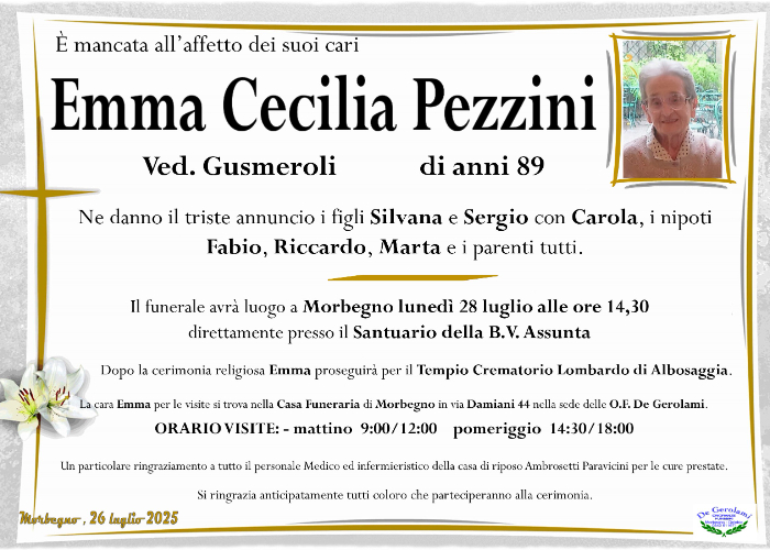 Emma Pezzini: Immagine Elenchi