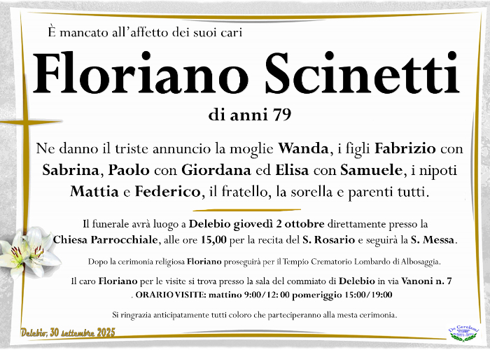 Scinetti Floriano: Immagine Elenchi