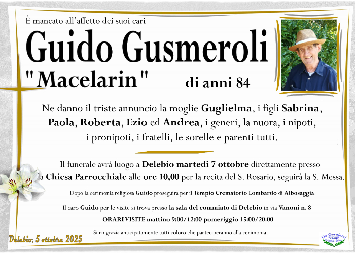 Gusmeroli Guido: Immagine Elenchi