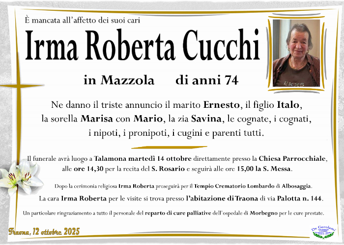 Cucchi Irma Roberta: Immagine Elenchi