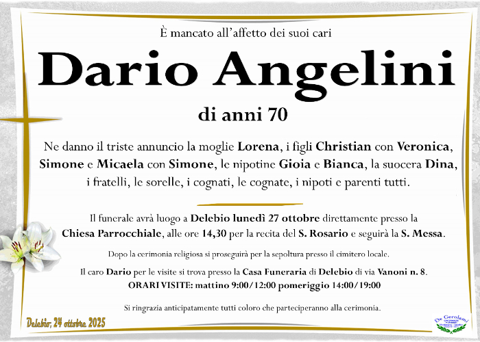 Angelini Dario: Immagine Elenchi