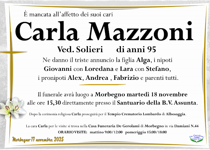 Mazzoni Carla: Immagine Elenchi