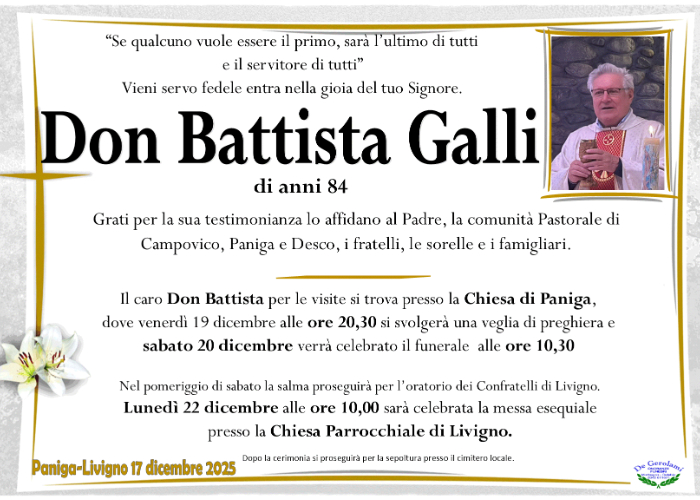 Don Battista Galli: Immagine Elenchi