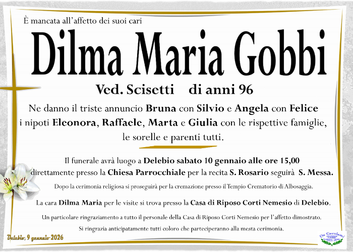 Dilma Maria Gobbi.: Immagine Elenchi