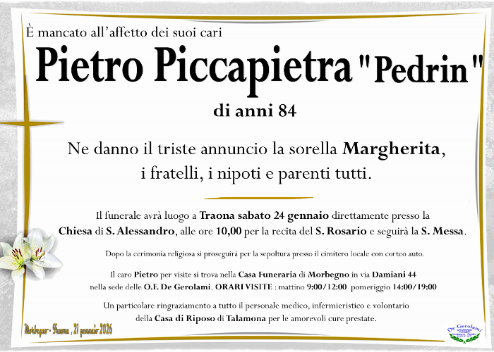 Piccapietra Pietro: Immagine Elenchi