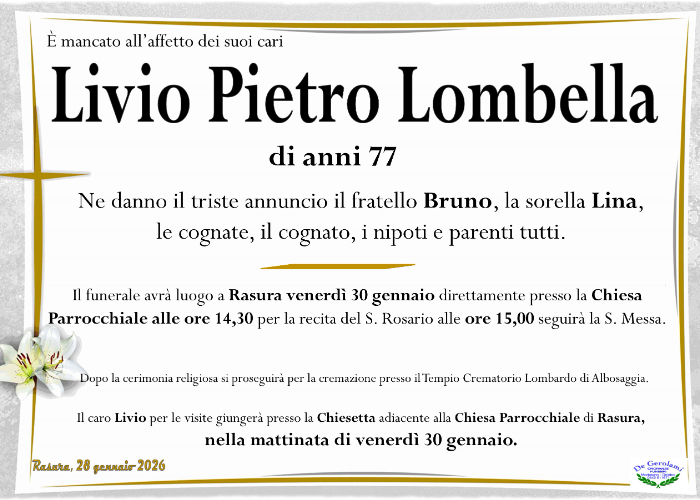 Lombella Livio Pietro: Immagine Elenchi