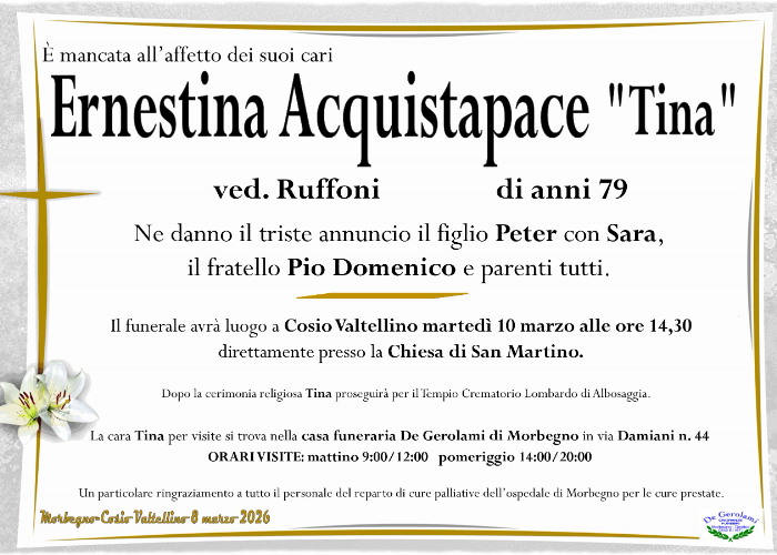 Ernestina Acquistapace: Immagine Elenchi