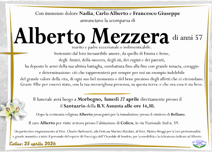 Alberto Mezzera: Immagine Elenchi