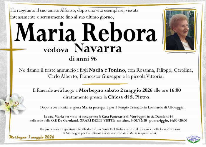 Maria Rebora: Immagine Elenchi