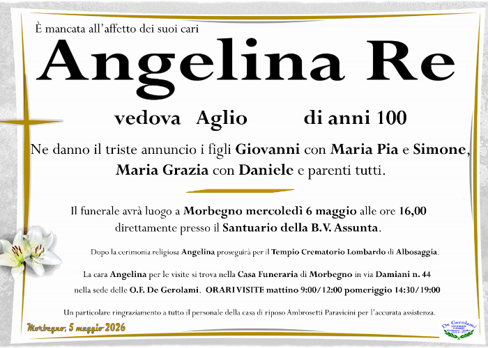 Angelina Re: Immagine Elenchi