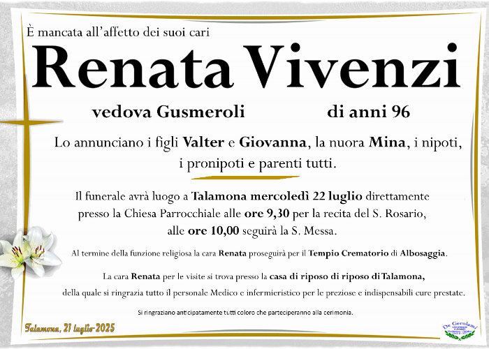 Renata Vivenzi: Immagine Elenchi