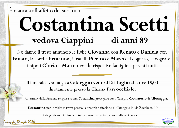 Costantina Scetti: Immagine Elenchi