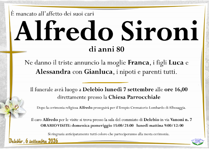 Sironi Alfredo: Immagine Elenchi