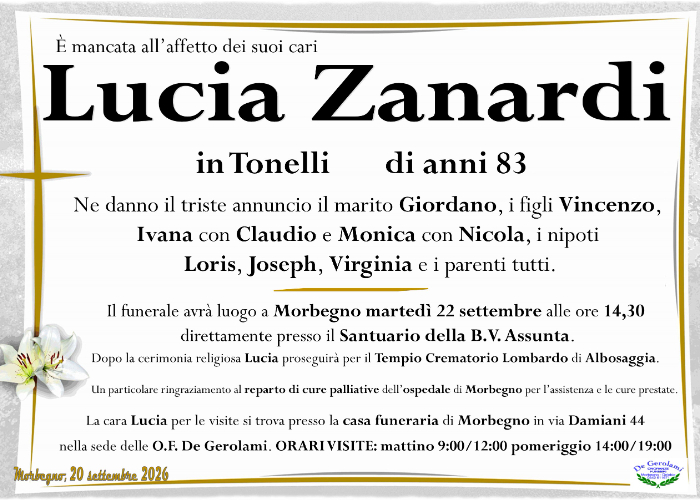 Zanardi Lucia: Immagine Elenchi
