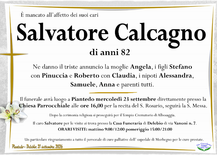 Salvatore Calcagno: Immagine Elenchi