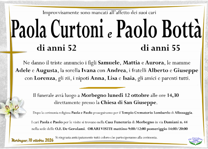 Paola Curtoni e Paolo Bottà: Immagine Elenchi