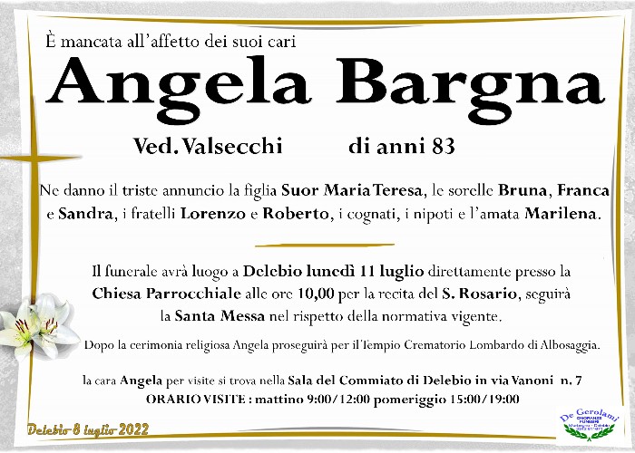 Bargna Angela: Immagine Elenchi