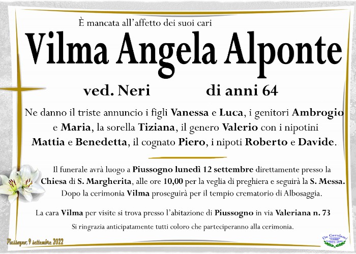 Alponte Vilma Angela: Immagine Elenchi