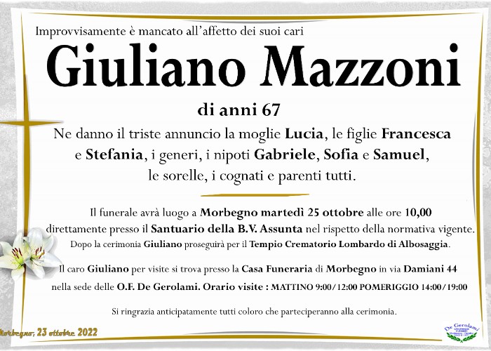 Mazzoni Giuliano: Immagine Elenchi