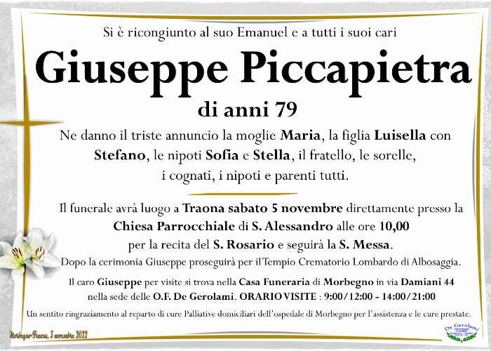 Piccapietra Giuseppe: Immagine Elenchi