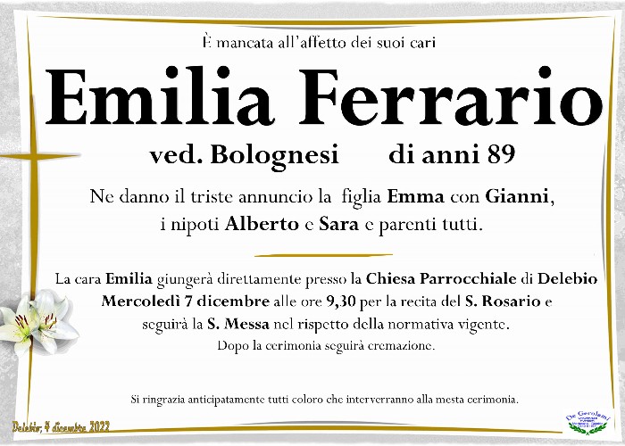 Ferrario Emilia: Immagine Elenchi